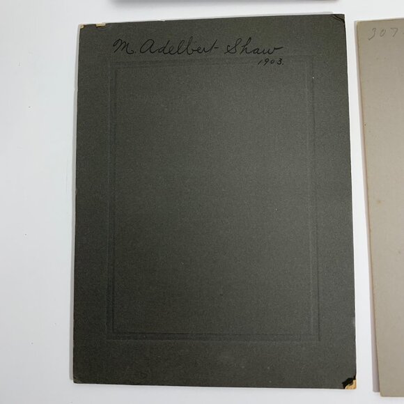 Antique Early 19th Century Set Of 9 ID'd Mens Portrait Photographs Collection - Picture 15 of 16